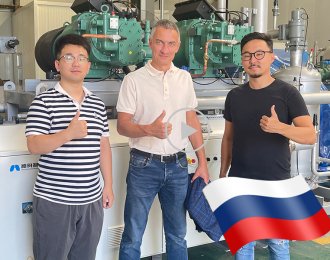 Russian customers visited the Arkref factory and praised our strength